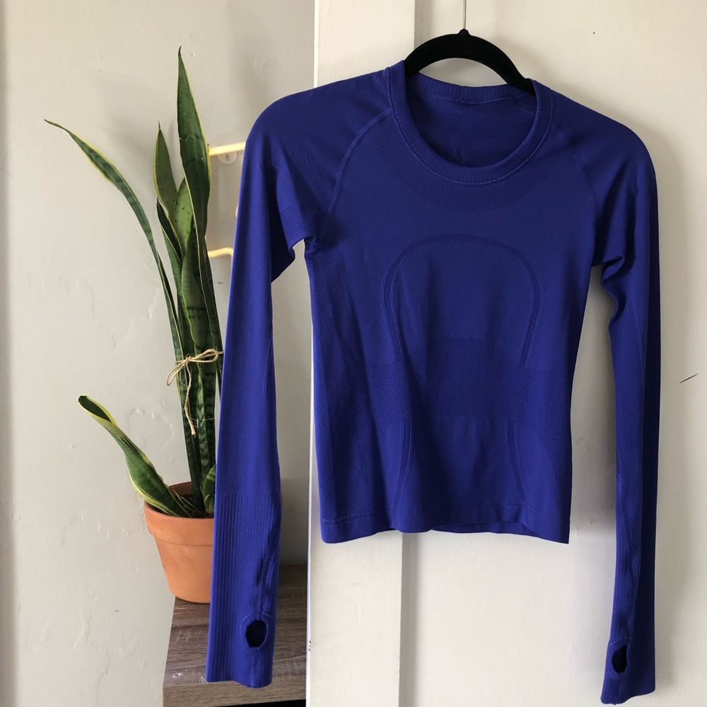 Cropped Lululemon Swiftly Long Sleeve